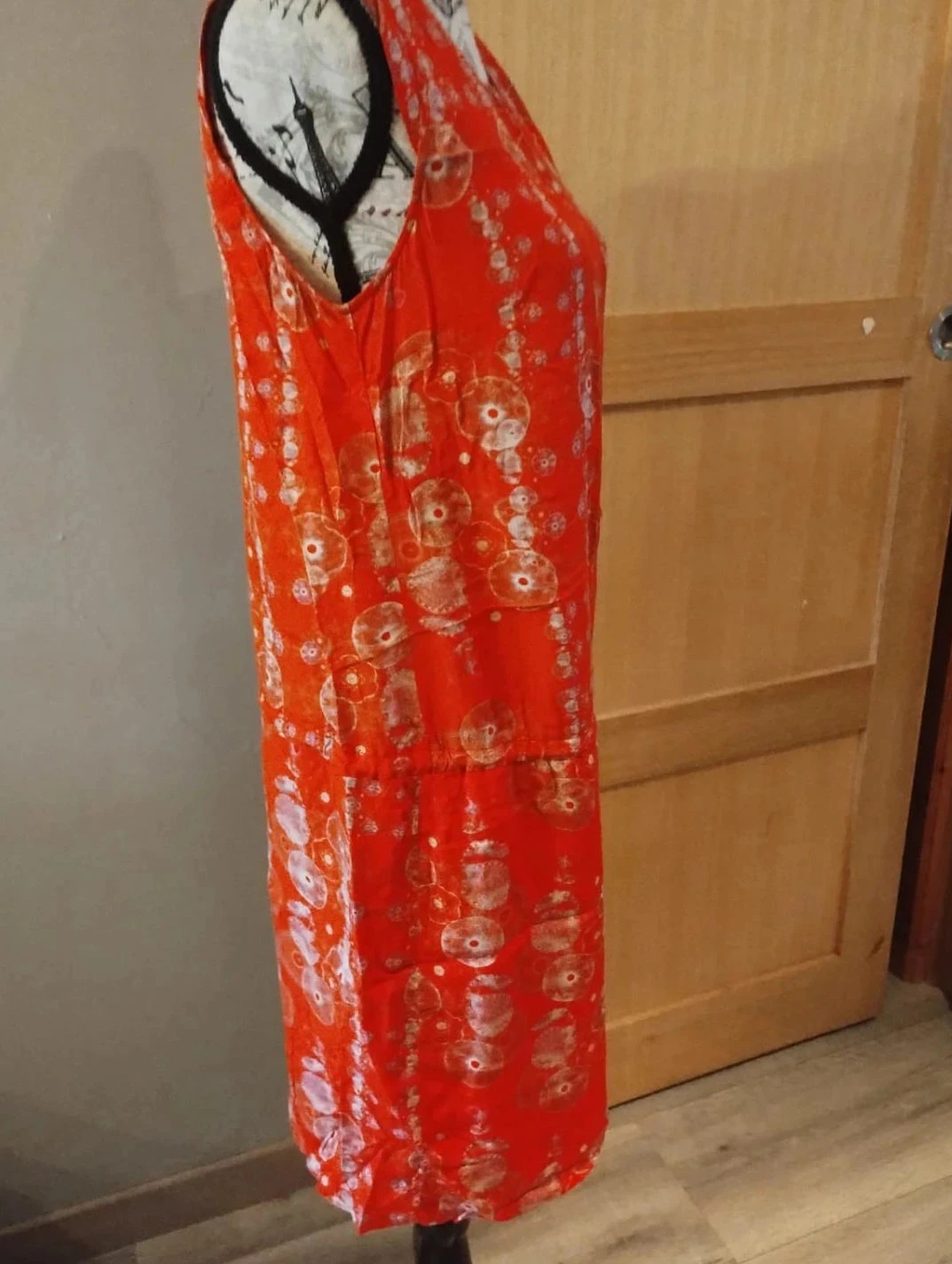 Vestido laranja com padrões, One step T38/40 – photo 6